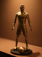 Cristiano Ronaldo Mini Trophy Football Champion Statue